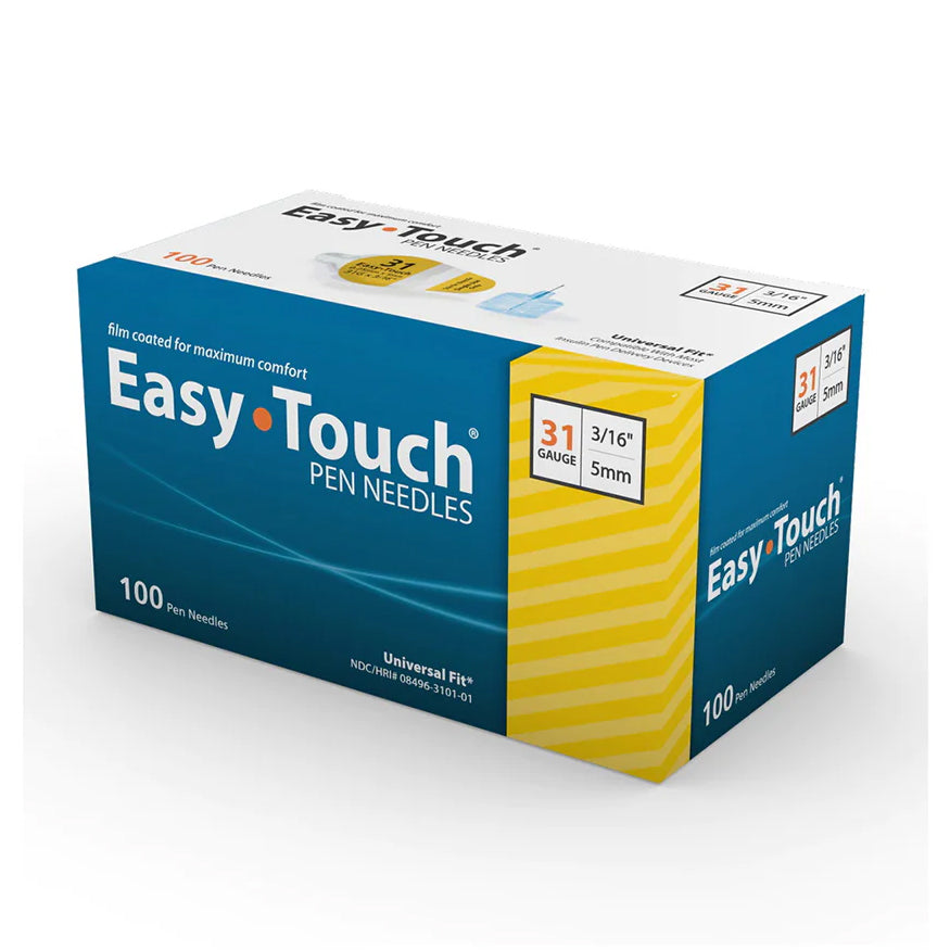 EasyTouch Pen Needles - 31G 5mm 100ct