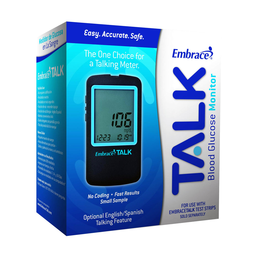 Embrace TALK Blood Glucose Meter