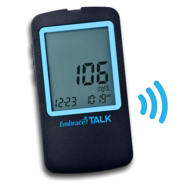 Embrace TALK Glucose Meter