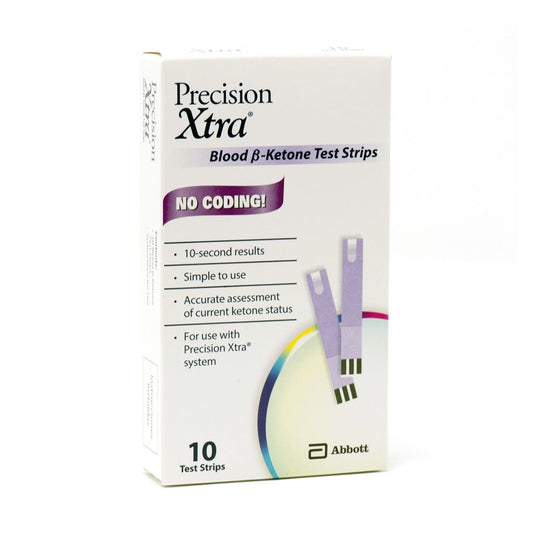 Precision Xtra Blood Ketone Test Strips 10ct