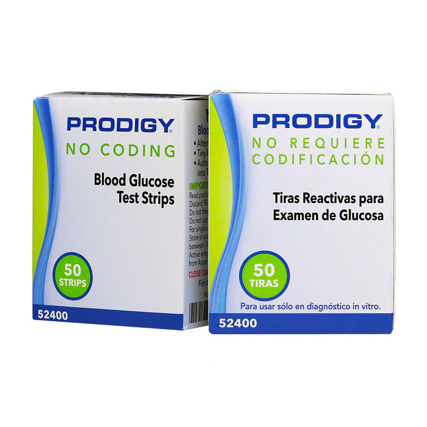 Prodigy Blood Glucose Test Strips 100ct