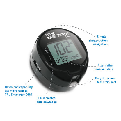 TRUE METRIX GO Meter Features