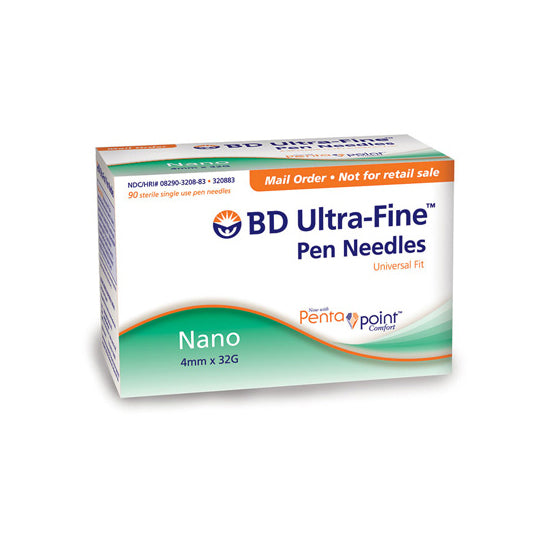 BD Ultra-Fine Mini Pen Needles - 31G 5mm 90ct